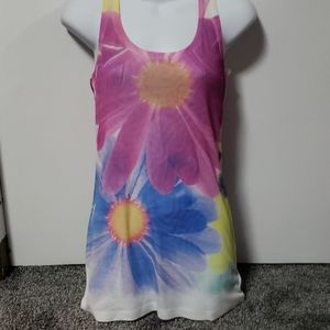 Forever 21 colorful flower tank! M